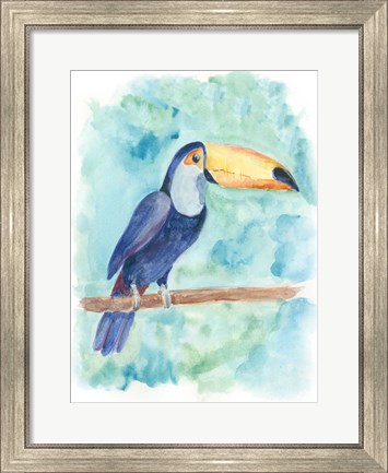 Framed Sweet Tropical Bird I Print