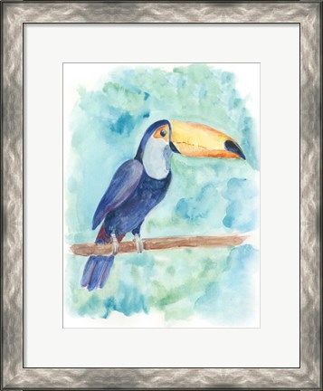 Framed Sweet Tropical Bird I Print