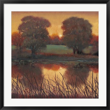 Framed Early Evening II Print