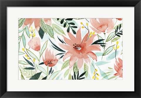 Framed Tropical Drift I Print