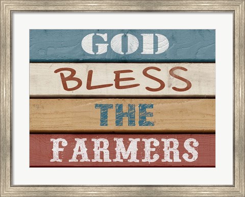 Framed Farm Sentiment III Print