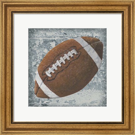 Framed Grunge Sporting II Print