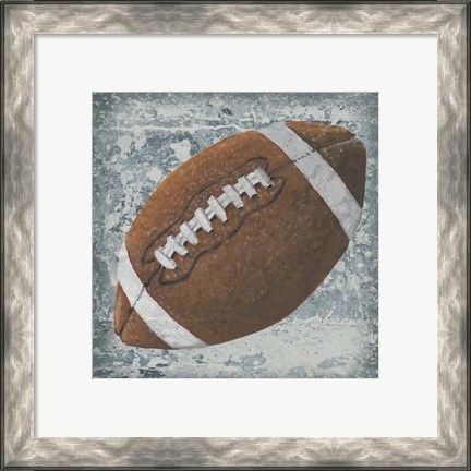 Framed Grunge Sporting II Print