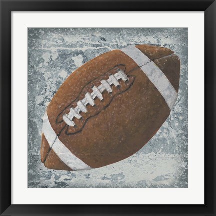 Framed Grunge Sporting II Print