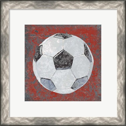 Framed Grunge Sporting IV Print