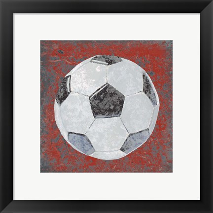 Framed Grunge Sporting IV Print