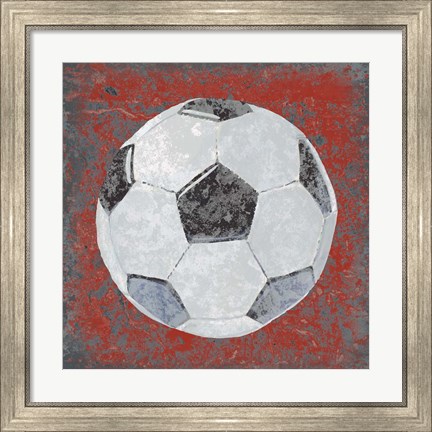 Framed Grunge Sporting IV Print