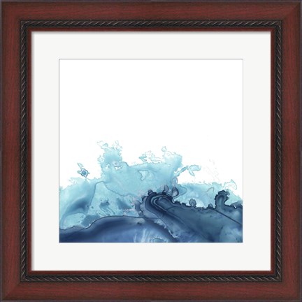 Framed Splash Wave III Print