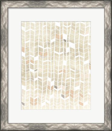 Framed Pattern Intersect I Print