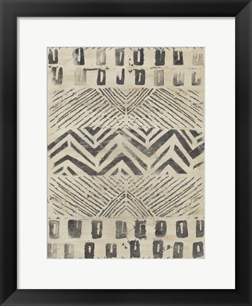 Framed Pattern Bazaar II Print