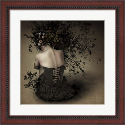 Framed Night Scented Girl Print