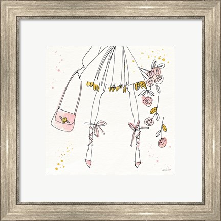 Framed Fashion Feet IV Print