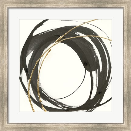 Framed Gilded Enso IV Print