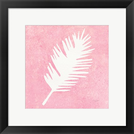 Framed Tropical Fun Palms Silhouette I Print