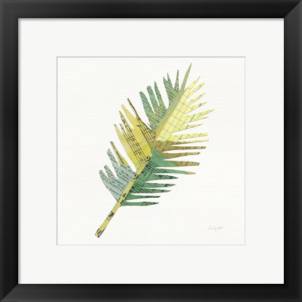 Framed Tropical Fun Palms I Print
