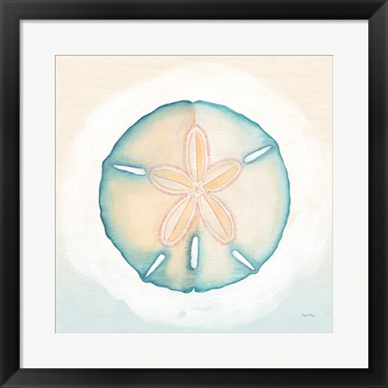 Framed Boardwalk Sand Dollar Print