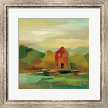 Framed October Farm II Print