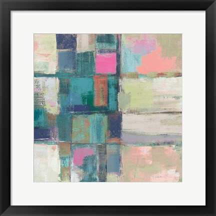 Framed Island Hues II Crop Bright Print