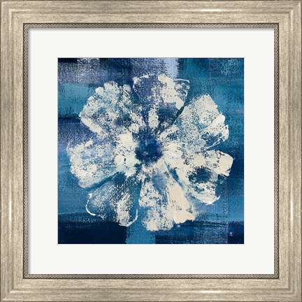 Framed Ocean Bloom I Print