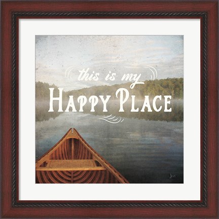 Framed Calm Waters I no Triangles Print