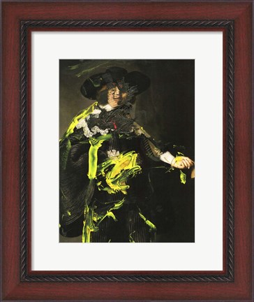 Framed Yellow Vanguard II Print