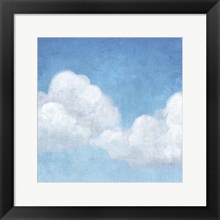 Framed Cloudy I Print