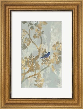 Framed Blue Bird Print