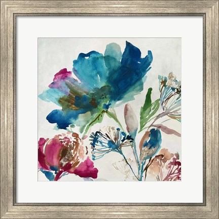 Framed Blossoming II Print