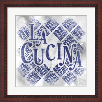 Framed La Cucina Print