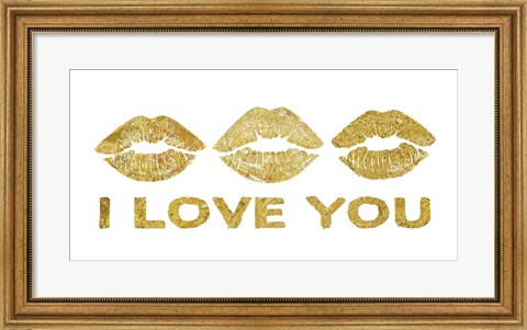 Framed Lip Love 3 Print