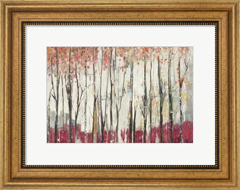 Framed Pink Forest Print