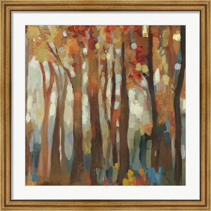 Framed Marble Forest III Print