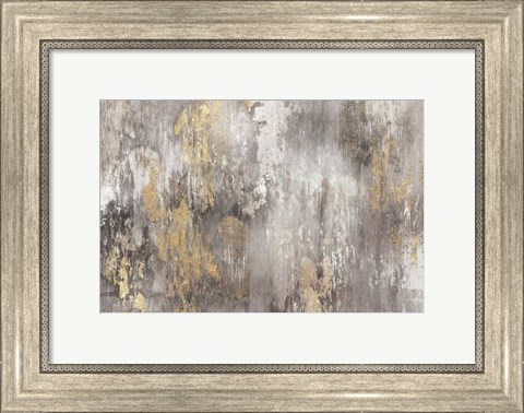 Framed Gold Ikat - Light Print