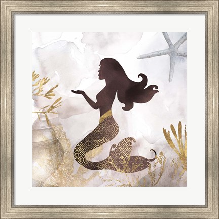 Framed Mermaid II Print