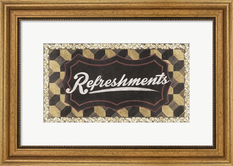 Framed Refreshments Print