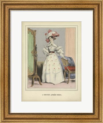 Framed Vintage Woman Print