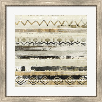 Framed African Patchwork II Print