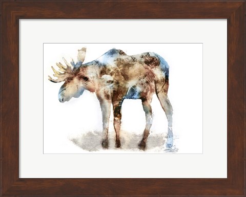 Framed Moose Print