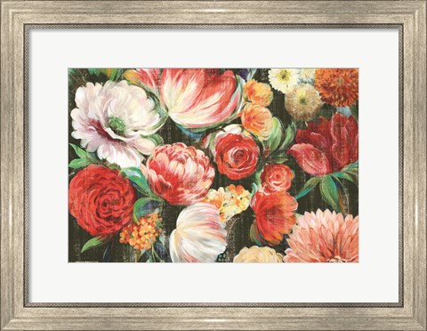 Framed Lush Floral I Print