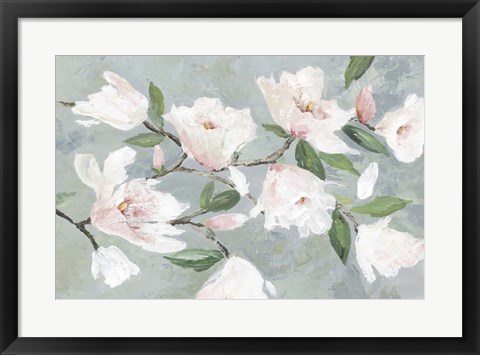 Framed Soft Pink Magnolias Print