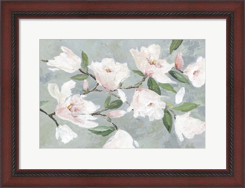 Framed Soft Pink Magnolias Print