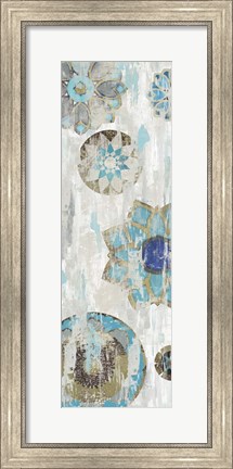 Framed Suzani Blue III Print