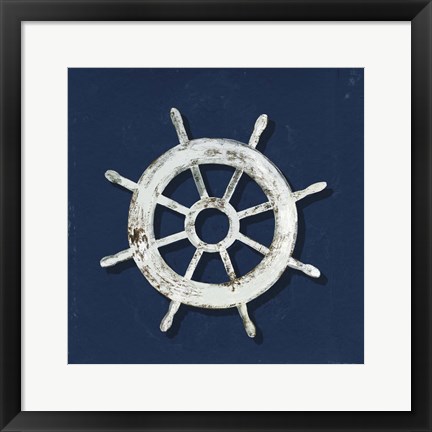 Framed At the Helm Print