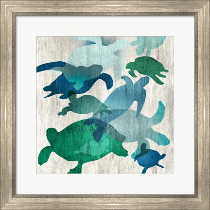 Framed Leatherback II Print