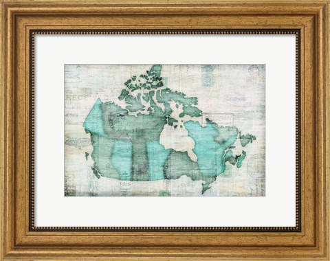 Framed Canada Print