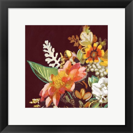 Framed Posy II Print