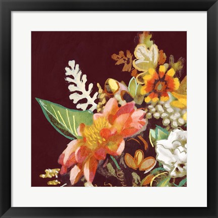 Framed Posy II Print