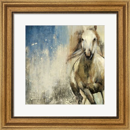 Framed Horses I Print