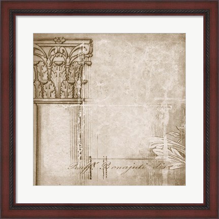 Framed Romanesque I Print