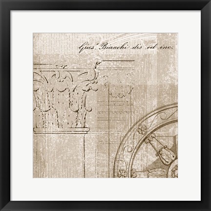 Framed Romanesque II Print